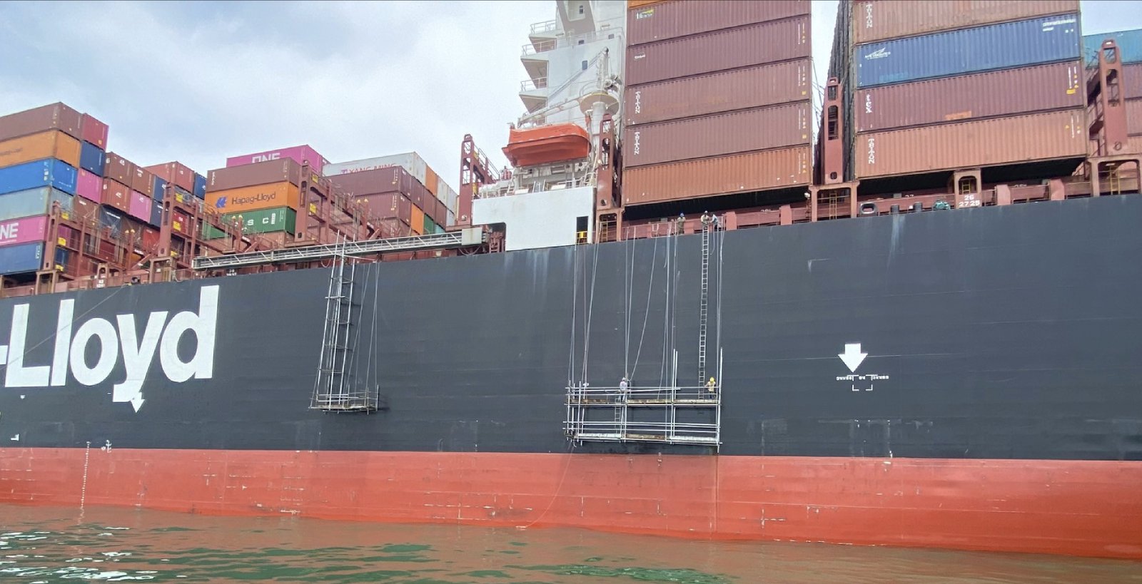 Ship repair hull renewal works